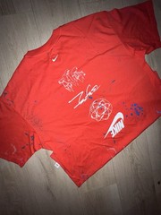 Nike x Futura Breaking Max90 T-Shirt Bright Crimson Size Large (NO TAGS)