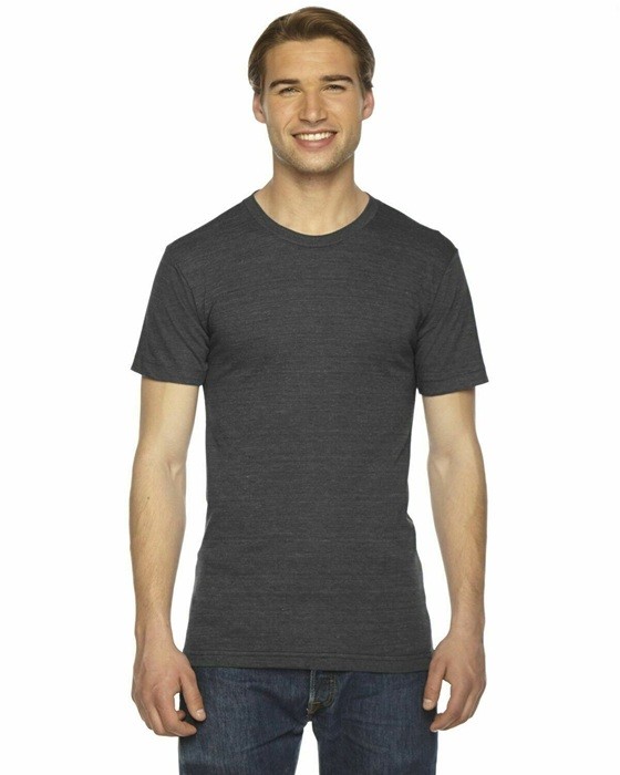 American Apparel Unisex Tri Blend Soft T-Shirt Track Tee TR401W, Size XL