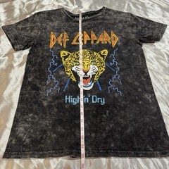 Def Leppard High ‘n’ Dry Logo Graphic Crew Neck T-Shirt M