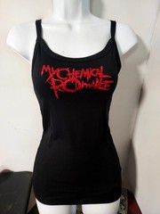 My chemical romance tank top red glitter my chemical romance shirt Mcr Crop Top