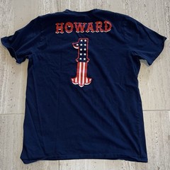Nike US Soccer T-Shirt Navy Blue Men’s Large Athletic Cut Stars Stripes Number 1