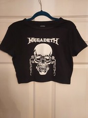 Megadeth crop top MEGADETH Baby Tee Megadeth shirt any size xs to xxl