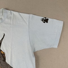Vintage 80s Doberman Dog Shirt Mens Medium Blue Single Stitch Short Sleeve