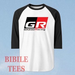 GR Gazoo Racing Men’s Raglan Black Size S to 2XL