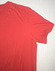 Adidas Performance Tee Red Short Sleeve T-Shirt Cotton/Polyester Size L