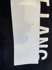Helmut Lang Logo Bar Short Sleeve T-Shirt Black small