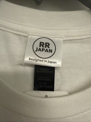 RR Japan “Japan: Limited Edition” 3D Textured White Graphic Men’s Tee Shirt (M)