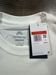 Nike Men’s White Sb Max90 Skate T-Shirt Size Large HV2201-100 New with Tags