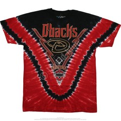 Arizona Diamondbacks V Tie-Dye T-Shirt — Grateful Dead Collab Style Officially L