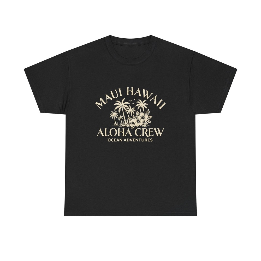Maui Hawaii Souvenir Black T Shirt