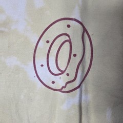 Odd Future OFWGKTA 91 Shirt Medium Yellow Tyler The Creator Acid Wash Tattered