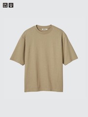 UNIQLO U AIRism Cotton Oversized Crew Neck Half-Sleeve T-Shirt XXS-3XL US/EUsize