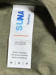 Suna Men’s Washington Football #1 T-Shirt Army Green NWOT Medium Cotton