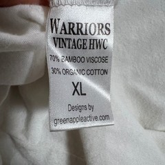 SAN FRANCISCO WARRIORS Vintage HWC T-Shirt Mens XL White 1962 Bamboo