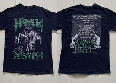 Band Napalm Death Double Sided Tour T-Shirt Full Size BS619