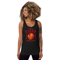 Drunken Octopus Osaka Tank Top Bella + Canvas DTG Print Japanese Style Tee