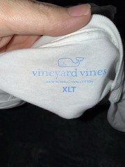 Vineyard Vines Discovery Channel Long Sleeve Shark Week T-Shirt XLT EUC White