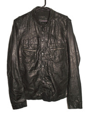 Men’s All Saints AFTERNOON LEATHER SHIRT jacket overshirt XL (ref62) £149.99!!!!
