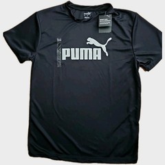 PUMA Logo Men’s Dry Cell Short-Sleeve T-Shirt Black Size 2XL NEW
