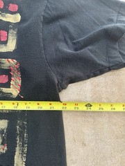 Rare Vintage Single Stitch 1989 Boogaloo USA Hand-Painted Abstract Tee Men XL