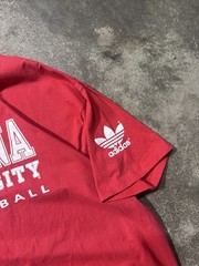 Indiana Hoosiers Basketball T-Shirt Adidas Single Stitch XL Made In Usa Red Vtg