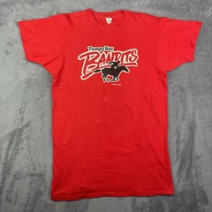 Vintage Tampa Bay Bandits Shirt Mens XL (L) USFL Football Defunct 80s Buccaneers