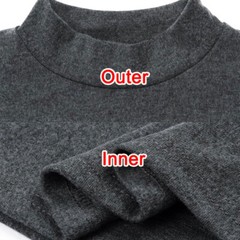 Mens Mock Turtleneck T-Shirt Long Sleeve Warm Pullover Basic Shirt Undershirt