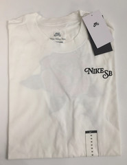 Nike SB Shirt Mens Cream Rose Graphic Loose Fit Skateboarding Tee DJ1222 100Sz M