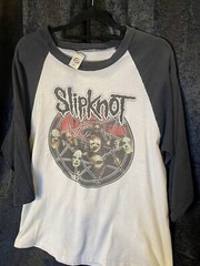 Vintage Rare Slipknot Large Metal Band Iowa Shirt USA 🇺🇸3/4 Sleeve Very Worn