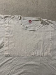 Vintage 30s 40s Paneled White Blank Tee Jersey All 100% Cotton 20.5x27x28 Rare