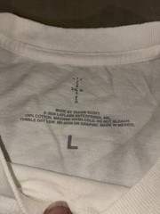 Travis Scott LAFD Tee L Cream Los Angeles Fire CA Wildfire Response NEW *spots
