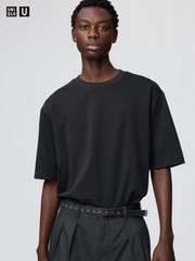 UNIQLO U AIRism Cotton Oversized Crew Neck Half-Sleeve T-Shirt XXS-3XL US/EUsize