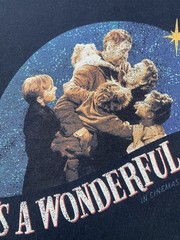 It’s A Wonderful Life Graphic Short Sleeve Black T-Shirt Men’s Size 3XL See Pics