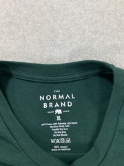 The Normal Brand Cotton Blend S/S Crew Tee Shirt (Men’s XL) Green