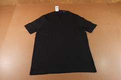 Reebok Mens Medium Black Short Sleeve Identity Big Stacked Logo T-Shirt NWT
