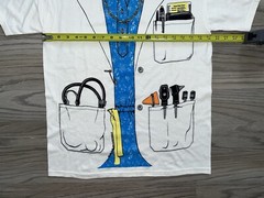 Vintage 90’s Leslie Arwin Doctor Lab Coat AOP T-Shirt Men Size M Gold Chain Med