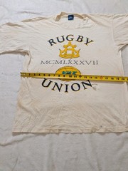 Nike Rugby Union T-shirt 70s Single Stitch Distressed