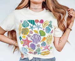 Vintage Seashells Comfort Tee Shirt