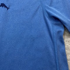 Tommy Bahama Island Shirt Large Blue Marlin Golf Men Hike Preppy Casual Outdoors