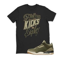 Shirt To Match JD 3 Olive Family Affair Medium, BLACK/WHITE