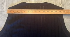 Steele Textured Knit Tank Top Sz. 2XL St33le Black Sleeveless Stretch Jock