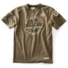 Red Canoe B-25 Mitchell T-Shirt, Olive — Choose Size