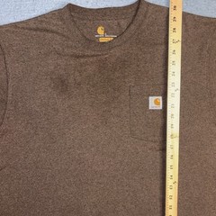 Carhartt Long Sleeve Logo T shirt Men’s Large Loose Fit K231 Green