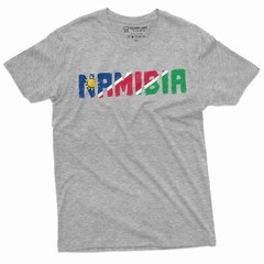 Men’s Namibia T-shirt Namibian Flag Coat of Arms Nation Country Independence day