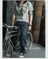 NON STOCK Pure Cotton Men T-Shirt Power & Speed Heavyweight Basic Tee T-Shirts