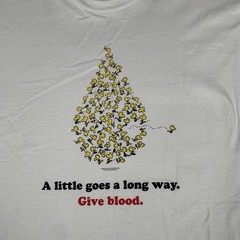 American Red Cross Peanuts Snoopy Woodstock Blood Donor T-shirt Mens 2XL White