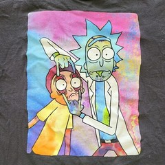 Rick & Morty T-Shirt Mens XL Black Adult Swim Comedy Funny Ripple Junction Flaw