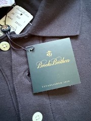 NWT Brooks Brothers Golden Fleece Stretch Supima Long-Sleeve Polo Shirt Size L