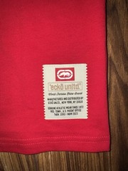 Ecko Unltd. bright red logo tee, brand new with tags.