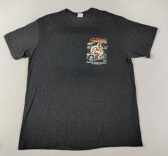 Sturgis Black Hills Rally Shirt Mens XL Gray SUNA 2016 Biker Casino Pin Up Bike